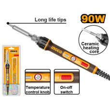 Паяльник электрический прямое конусное жало 90Вт INGCO SI01608 INDUSTRIAL