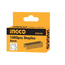 Скоба для мебельного степлера 1000 шт 8х11,3х0,7мм INGCO STS0108