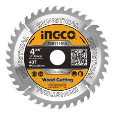 Диск пильный по дереву TCT 110х20 мм 40Т INGCO TSB111015 INDUSTRIAL