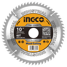 Диск пильный по дереву TCT 254х30 мм 60Т INGCO TSB125423 INDUSTRIAL