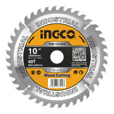 Диск пильный по дереву TCT 254х30 мм 40Т INGCO TSB125425 INDUSTRIAL