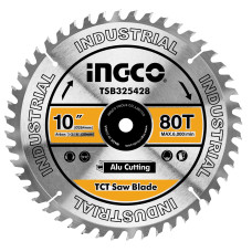 Диск пильный TCT 254х30 мм 80Т INGCO TSB325428 INDUSTRIAL