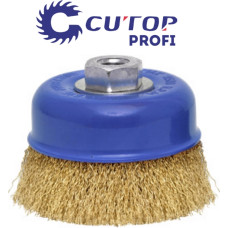 65 мм Щетка для УШМ «Чашка» латунь Cutop Profi 82-516