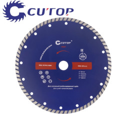 230x3.0x8.0x22.2 мм Диск алмазный по бетону Турбо Cutop Profi 61-23030